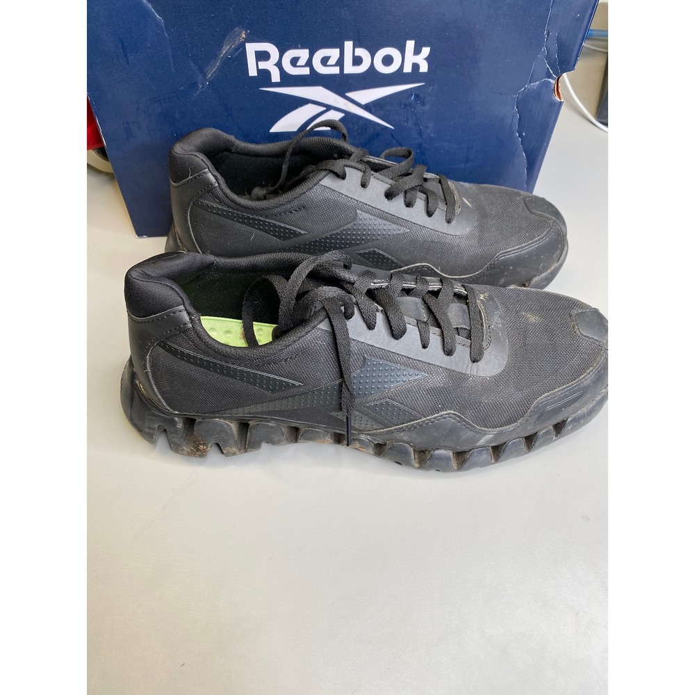 Reebok Zig Pulse Work Mens 10.5 W Black Composite Toe Safety Shoes